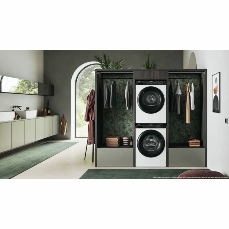 Haier Asciugatrice 9 Kg Classe A+++ con Pompa di Calore Profondità 66,5 cm Inverter Vapore I-Refresh colore Bianco e Nero - HD90 A3939 IT - immagine 6