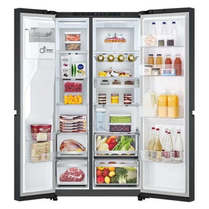 Lg Frigorifero Americano Side by Side Capacità 628 Litri No Frost colore Nero - GSLE91EVAC - immagine 3