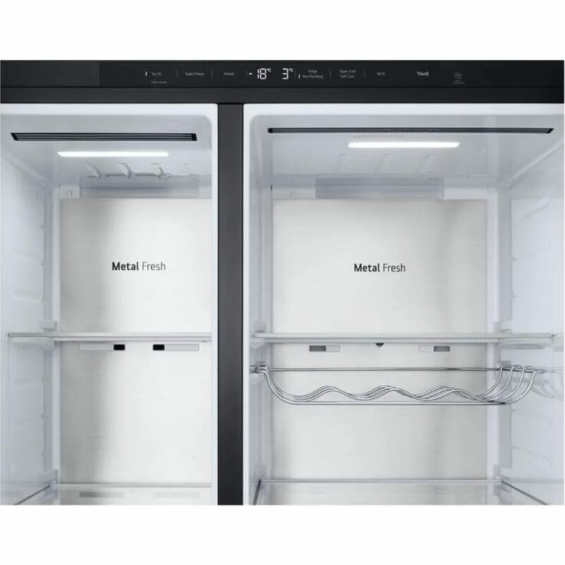 Lg Frigorifero Americano Side by Side Capacità 628 Litri No Frost colore Nero - GSLE91EVAC - immagine 4