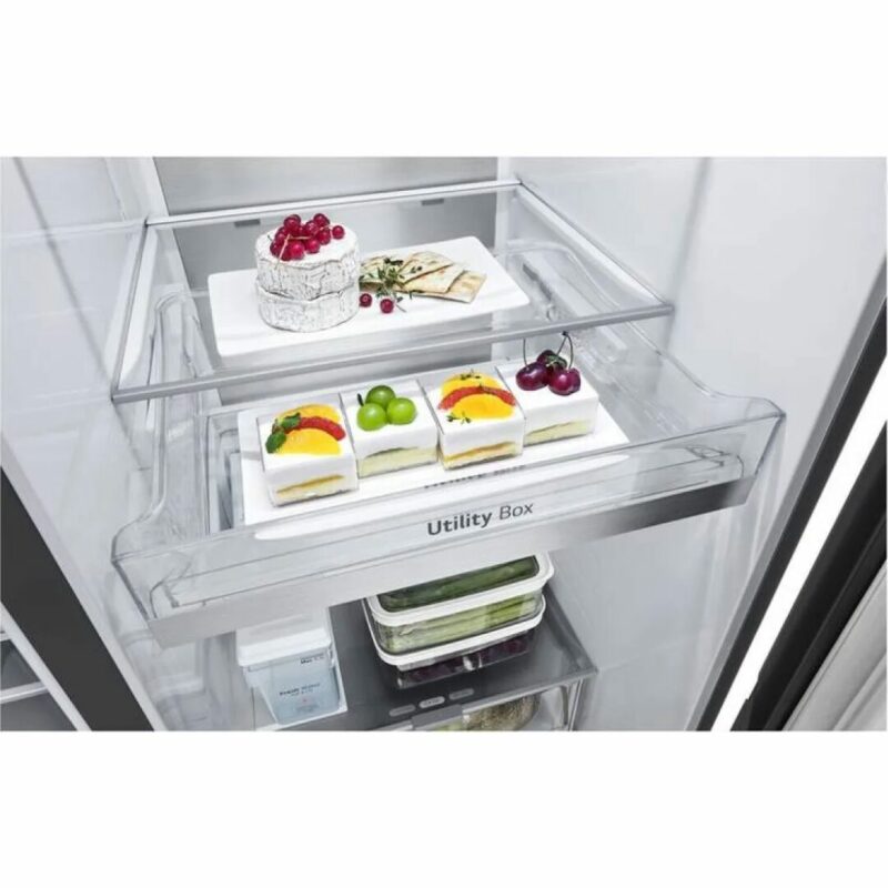 Lg Frigorifero Americano Side by Side Capacità 628 Litri No Frost colore Nero - GSLE91EVAC - immagine 5