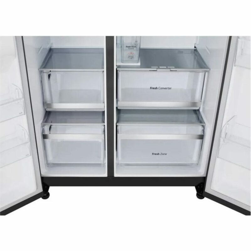 Lg Frigorifero Americano Side by Side Capacità 628 Litri No Frost colore Nero - GSLE91EVAC - immagine 6