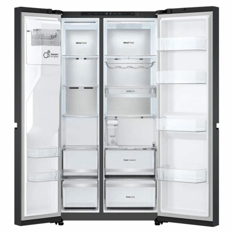 Lg Frigorifero Americano Side by Side Capacità 628 Litri No Frost colore Nero - GSLE91EVAC - immagine 9
