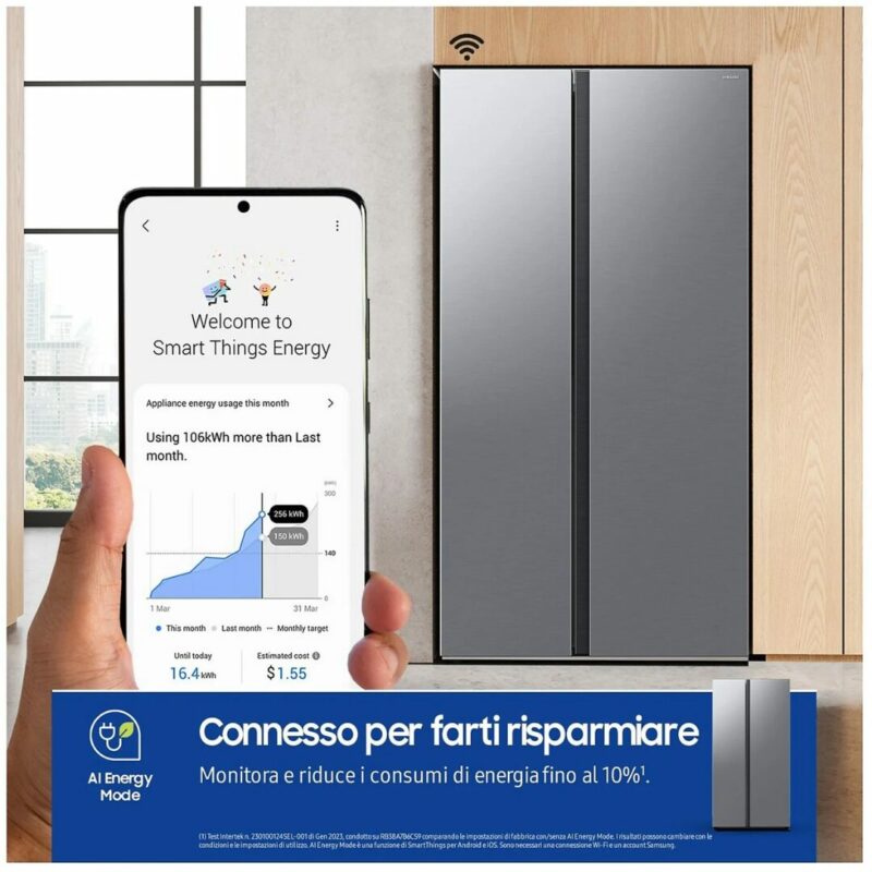 Samsung Frigorifero Americano Side by Side 583 Litri No Frost colore Inox - RS57DG400EM9EF - immagine 10