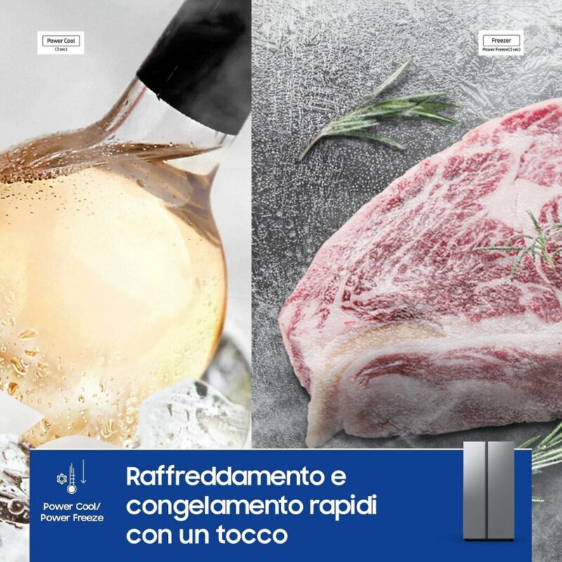 Samsung Frigorifero Americano Side by Side 583 Litri No Frost colore Inox - RS57DG400EM9EF - immagine 14