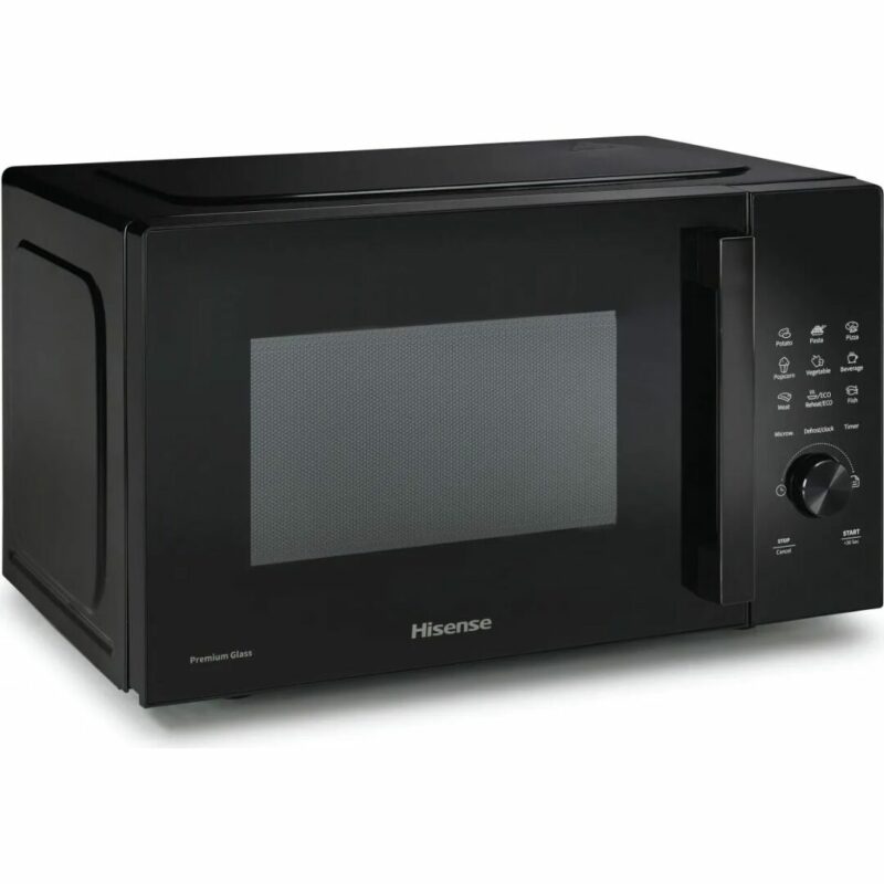 Hisense Forno Microonde Capacità 23 Litri Potenza 800 Watt Funzione Scongelamento colore Nero - H23MOBSD1H - immagine 3