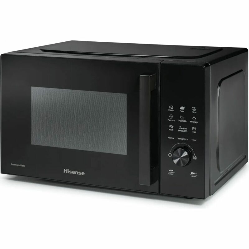 Hisense Forno Microonde Capacità 23 Litri Potenza 800 Watt Funzione Scongelamento colore Nero - H23MOBSD1H - immagine 7
