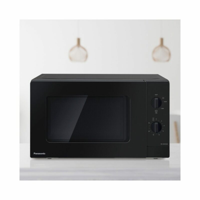 Panasonic Forno Microonde Capacità 20 Litri Potenza 800 Watt Piatto Rotante colore Nero - NN-SM22QBEPG