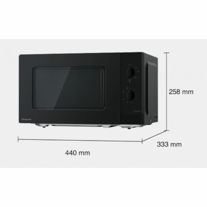 Panasonic Forno Microonde Capacità 20 Litri Potenza 800 Watt Piatto Rotante colore Nero - NN-SM22QBEPG - immagine 2