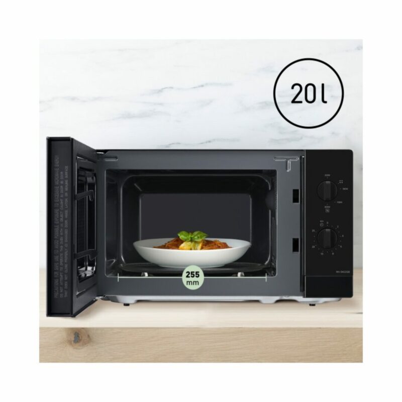 Panasonic Forno Microonde Capacità 20 Litri Potenza 800 Watt Piatto Rotante colore Nero - NN-SM22QBEPG - immagine 3