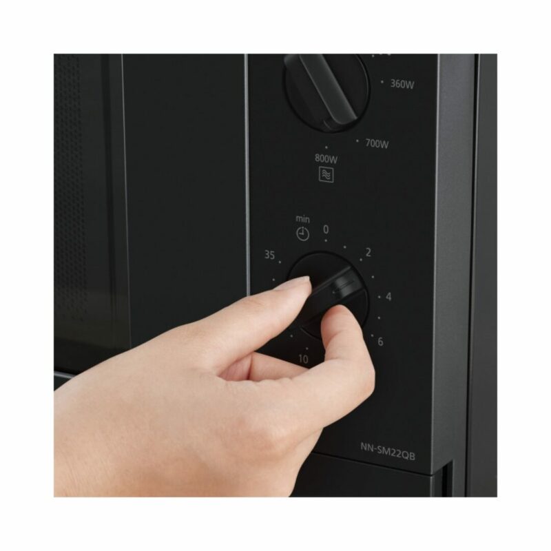 Panasonic Forno Microonde Capacità 20 Litri Potenza 800 Watt Piatto Rotante colore Nero - NN-SM22QBEPG - immagine 4