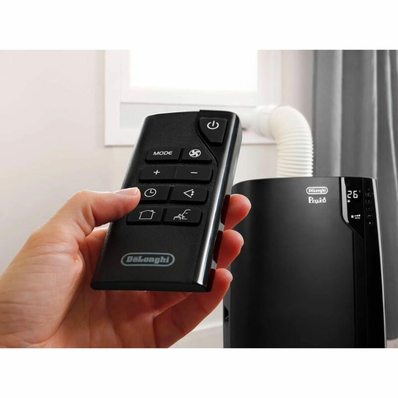 De Longhi Pinguino Condizionatore portatile 11000 Btu /h Climatizzatore Classe A Funzione Deumidificatore colore Nero - PAC EX120 SILENT - immagine 11
