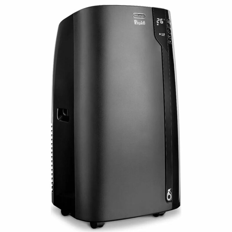 De Longhi Pinguino Condizionatore portatile 11000 Btu /h Climatizzatore Classe A Funzione Deumidificatore colore Nero - PAC EX120 SILENT