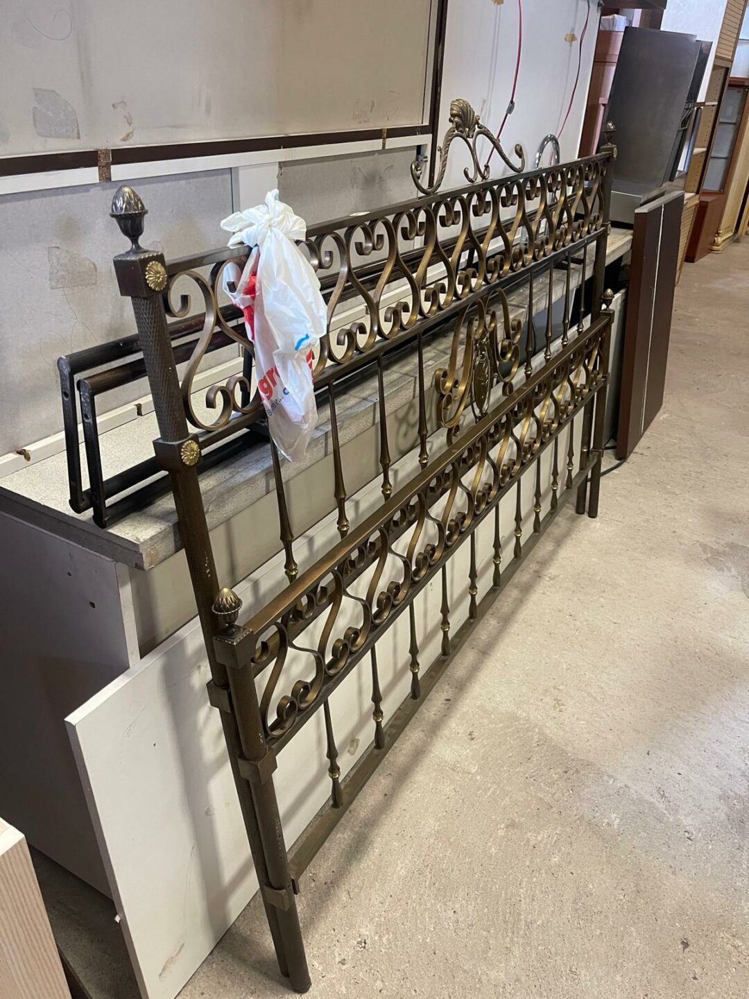 Letto in ferro battuto matrimoniale S 3287