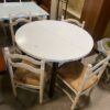 Tavolo rotondo allungabile con 4 sedie S 3297
