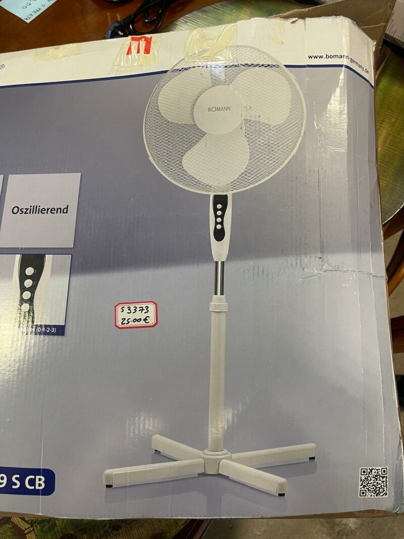 Ventilatore piantana BOMANN nuovo VL1139SCB S 3373