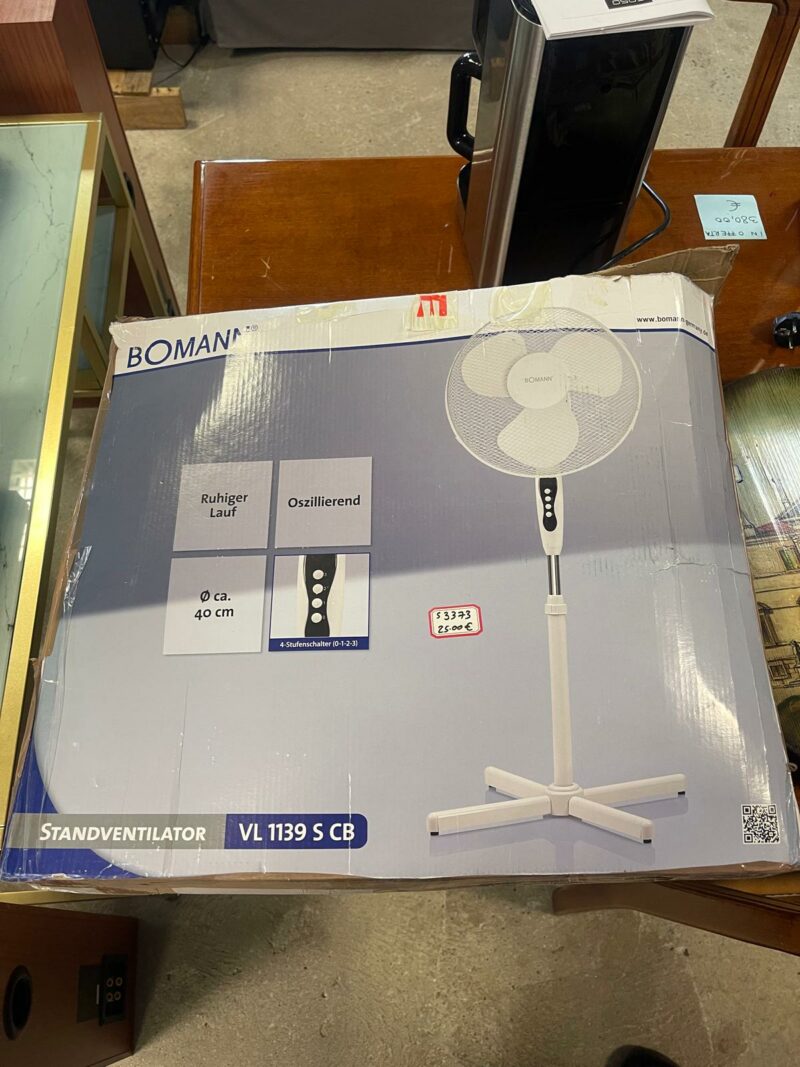 Ventilatore piantana BOMANN nuovo VL1139SCB S 3373 - immagine 2