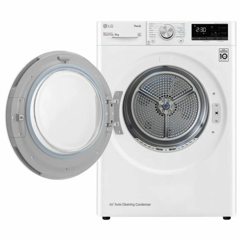 Lg Asciugatrice RH90V9AVHN 9 Kg Classe A+++ Inverter con Pompa di Calore Profondità 69 cm Wifi - immagine 5