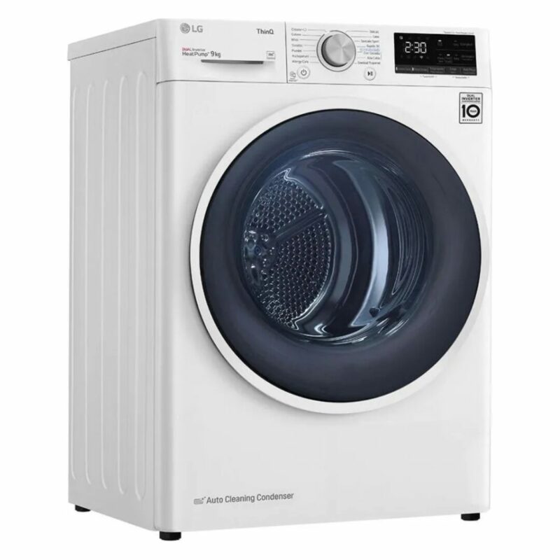 Lg Asciugatrice RH90V9AVHN 9 Kg Classe A+++ Inverter con Pompa di Calore Profondità 69 cm Wifi - immagine 3
