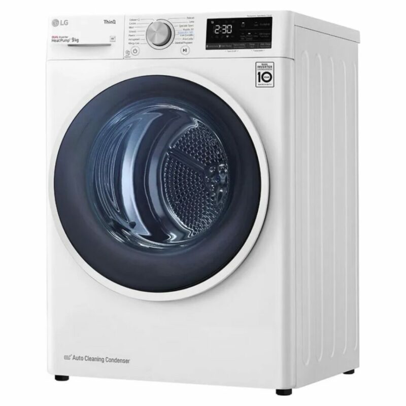 Lg Asciugatrice RH90V9AVHN 9 Kg Classe A+++ Inverter con Pompa di Calore Profondità 69 cm Wifi - immagine 4
