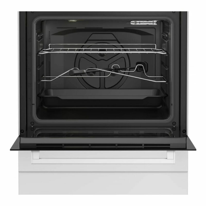 Beko Cucina a Gas 4 Fuochi Forno Elettrico Ventilato con Grill 60x60 cm con Coperchio - FBST62110ST - immagine 3