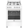 Bertazzoni Cucina a Gas 4 Fuochi Forno Elettrico Ventilato con Grill 60x60 cm Classe A colore Bianco - SE664EB/24