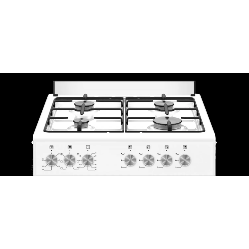 Bertazzoni Cucina a Gas 4 Fuochi Forno Elettrico Ventilato con Grill 60x60 cm Classe A colore Bianco - SE664EB/24 - immagine 3