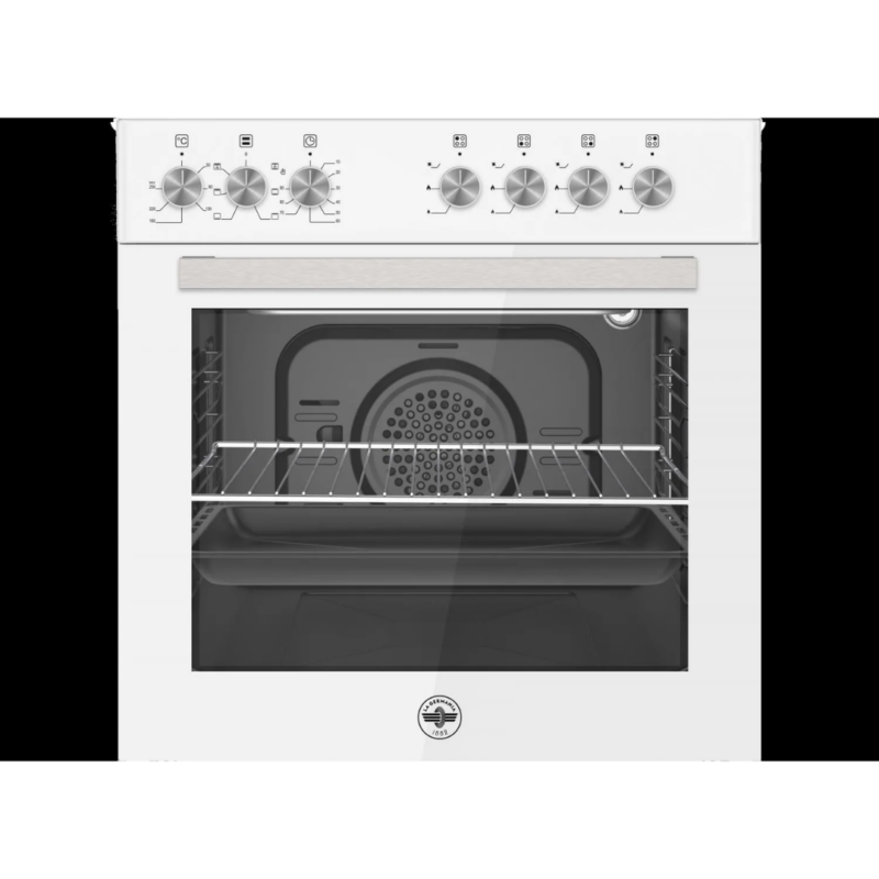 Bertazzoni Cucina a Gas 4 Fuochi Forno Elettrico Ventilato con Grill 60x60 cm Classe A colore Bianco - SE664EB/24 - immagine 4