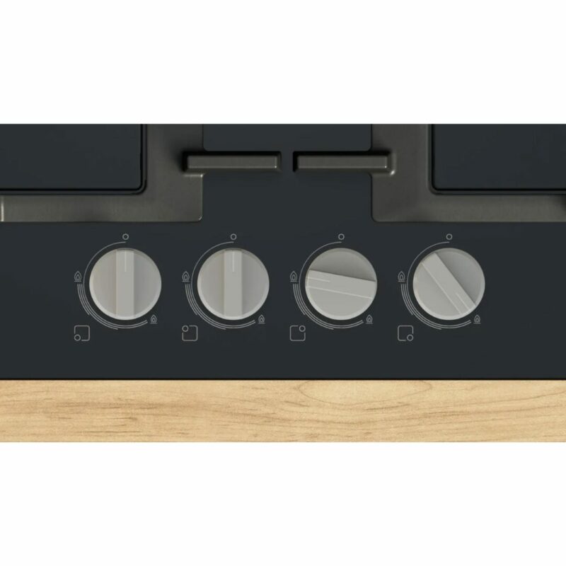 Bosch Piano Cottura 4 Fuochi a Gas Larghezza 60 cm in Vetro Temperato colore Nero - PNP6B6K40 Serie 4 - immagine 3
