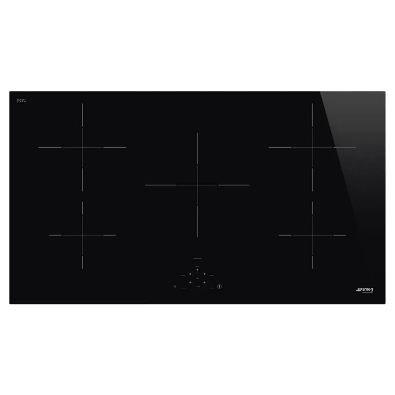 Smeg Piano Cottura Induzione 5 Fuochi Piano in vetroceramica Larghezza 90 cm colore Nero - SI2951D