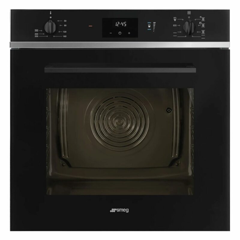 Smeg Forno Elettrico da Incasso Ventilato Multifunzione con Grill e Cottura a Vapore Combinato 68 Litri 60 cm Classe A colore Nero - SO6400S2B Galileo SteamOne