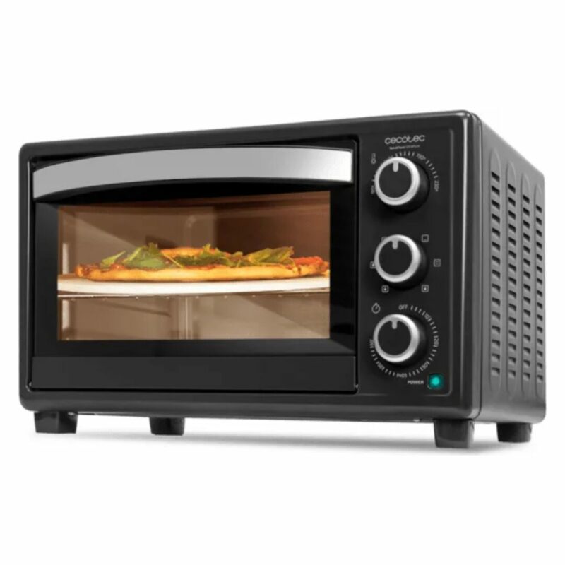 Cecotec Forno Elettrico Fornetto Capacità 26 Litri Potenza 1500 W con Pietra per Pizze colore Nero Bake&Toast 2600 - 03818 - immagine 9