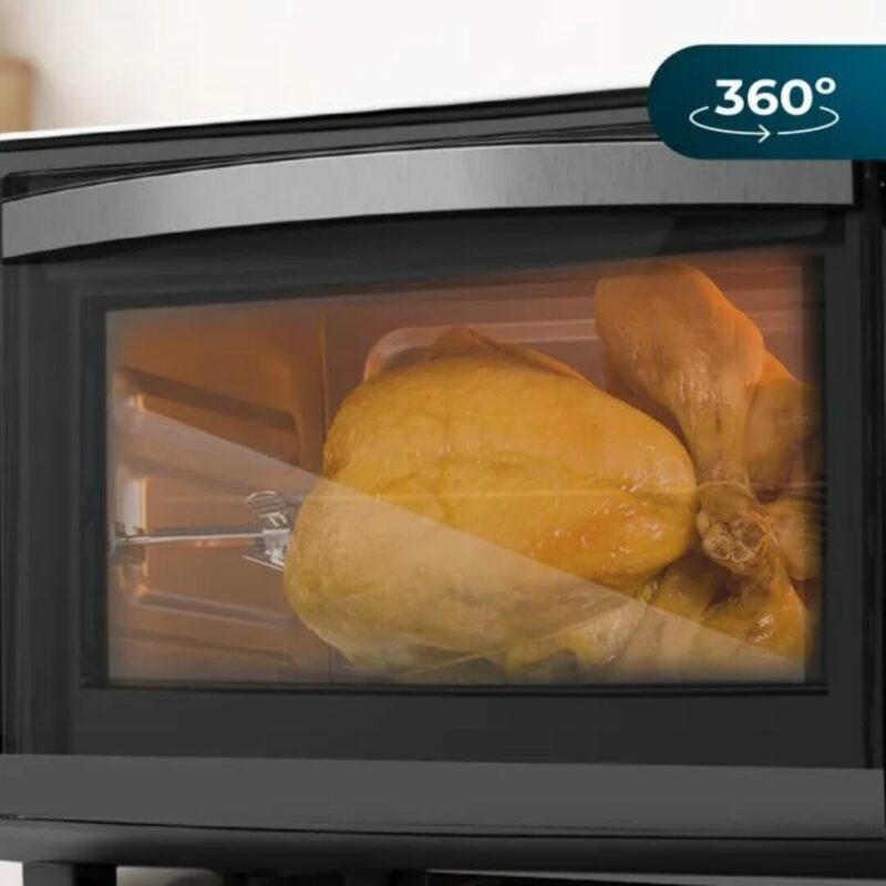Cecotec Forno Elettrico Fornetto Multifunzione Capacità 46 Litri 2000 Watt - 3820 Bake&Toast 4600 Black Gyro - immagine 4