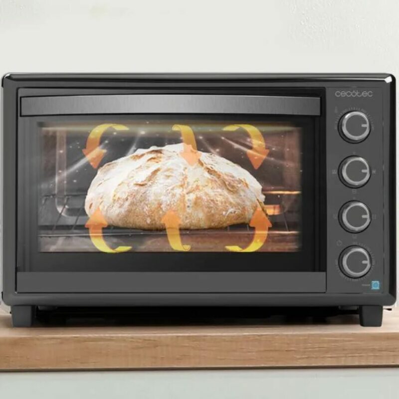 Cecotec Forno Elettrico Fornetto Multifunzione Capacità 46 Litri 2000 Watt - 3820 Bake&Toast 4600 Black Gyro - immagine 5