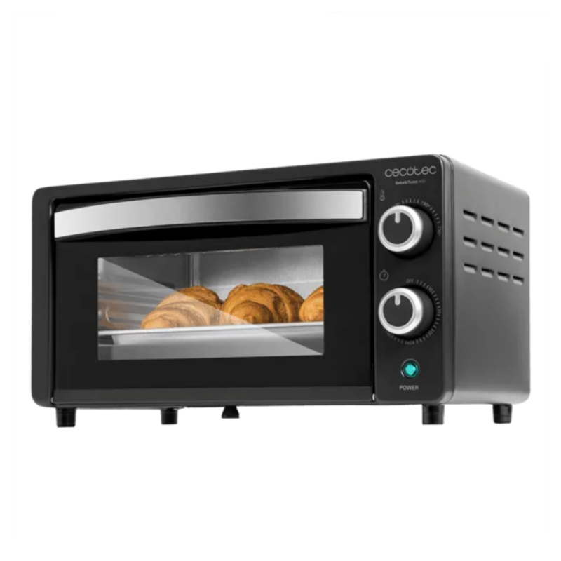 Cecotec Forno Elettrico Fornetto Multifunzione Capacità 10 Litri Potenza 1000 Watt Timer - 3816 Bake&Toast 1090 Black