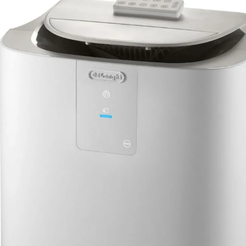 De Longhi Condizionatore Portatile 11500 Btu /h Climatizzatore Classe A+ Funzione Deumidificatore con Timer e Telecomando - Pinguino Gentlejet PAC AP98 - immagine 4