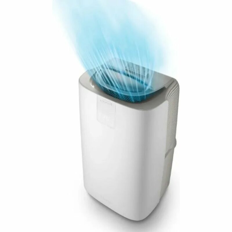 De Longhi Condizionatore Portatile 11500 Btu /h Climatizzatore Classe A+ Funzione Deumidificatore con Timer e Telecomando - Pinguino Gentlejet PAC AP98 - immagine 6