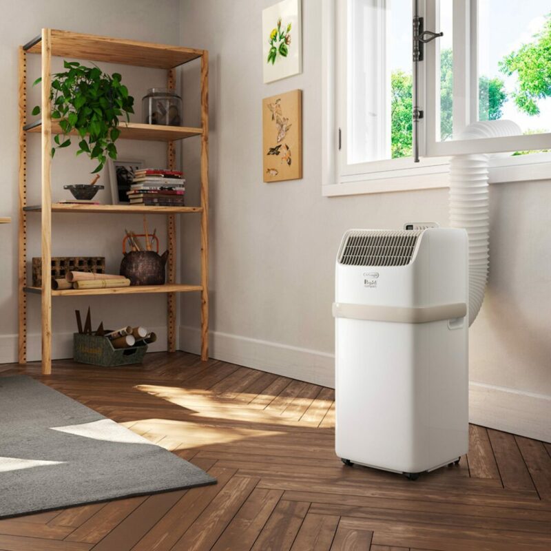 De Longhi Pinguino Condizionatore Portatile 8300 Btu/h Climatizzatore Classe A Funzione Deumidificatore Timer - PAC ES72 - immagine 6