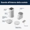 De Longhi Pinguino Condizionatore Portatile 8300 Btu/h Climatizzatore Classe A Funzione Deumidificatore Timer - PAC ES72 - immagine 5