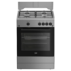 Beko Cucina a Gas 4 Fuochi Forno a Gas Ventilato Larghezza x Profondità 60x60 cm  - FBG62010DX