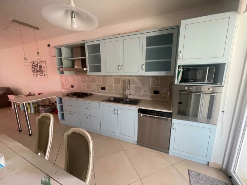 Cucina completa di eletrodomestici , forno , lavastoviglie , microonde , cappa , piano cottura , lavandino S 3566 - immagine 3