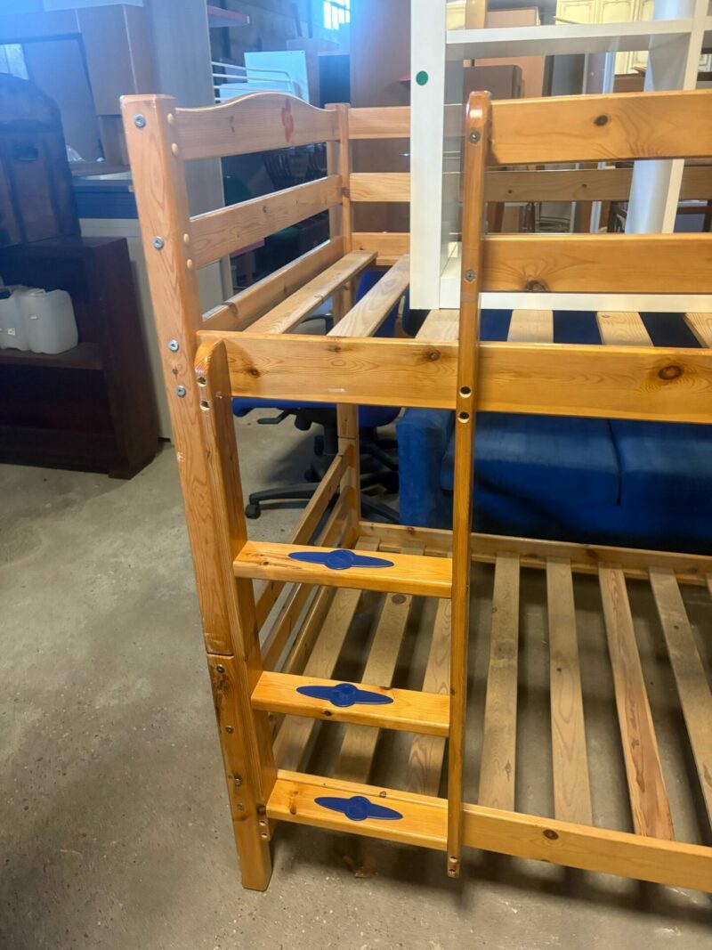 Letto a castello in legno con doghe S 3531 Art.194 - immagine 4