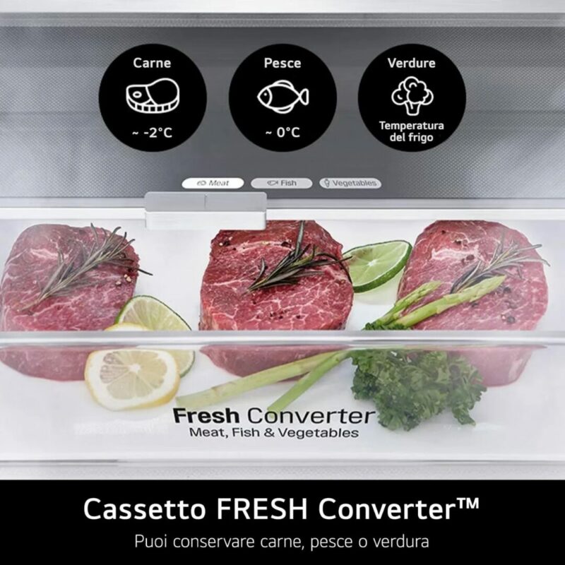Lg Frigorifero Combinato Capacità 464 Litri No Frost Fresh Converter - GBV7280CEV - immagine 7