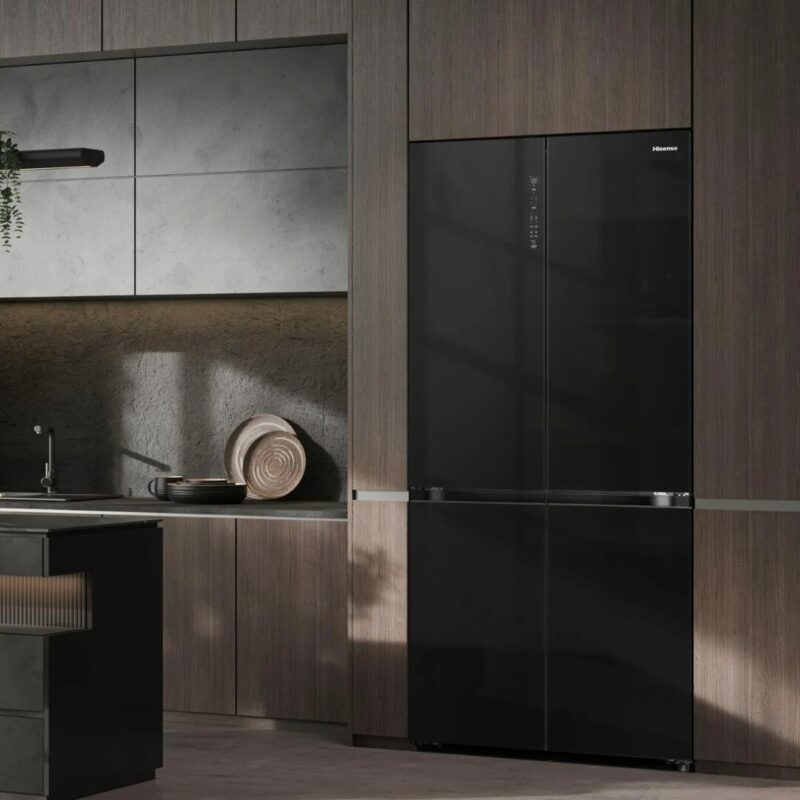 Hisense Frigorifero Americano Side by Side Capacità 591 Litri No Frost colore Nero - RQ768N4GBE - immagine 3