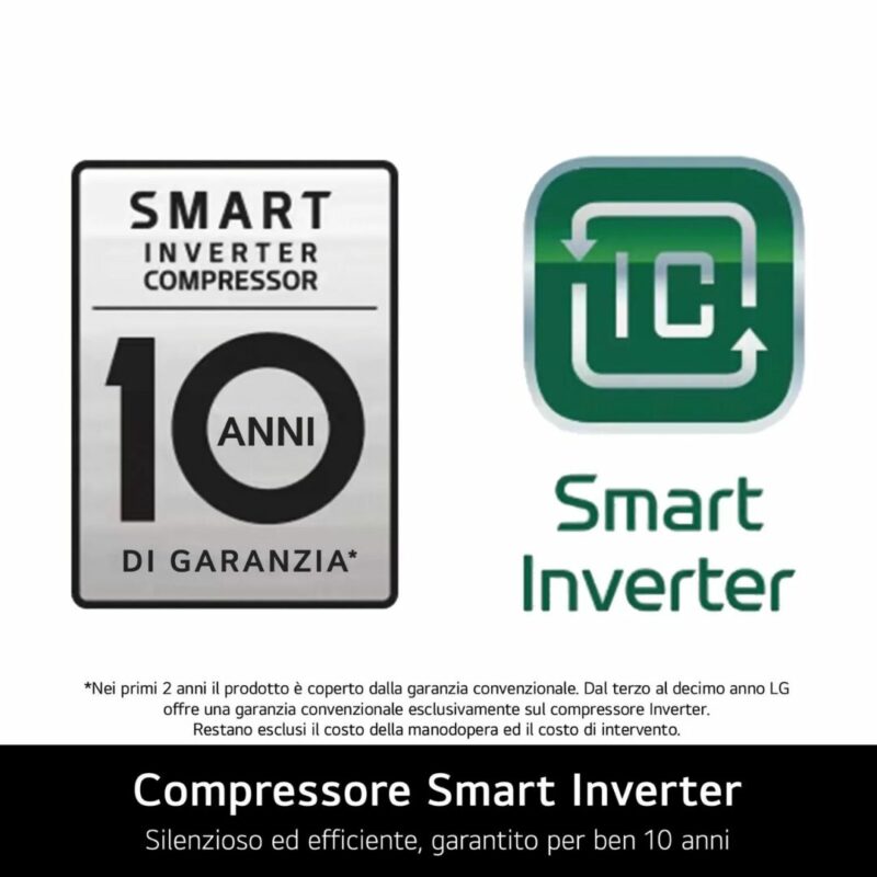 Lg Frigorifero Americano Side by Side Capacità 641 Litri No Frost colore Argento - GSLC41PYPE - immagine 2