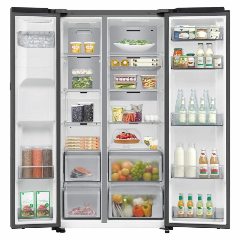 Samsung Frigorifero Americano Side by Side Capacità 634 Litri No Frost Twin Cooling - RS80F66KBFEF - immagine 4