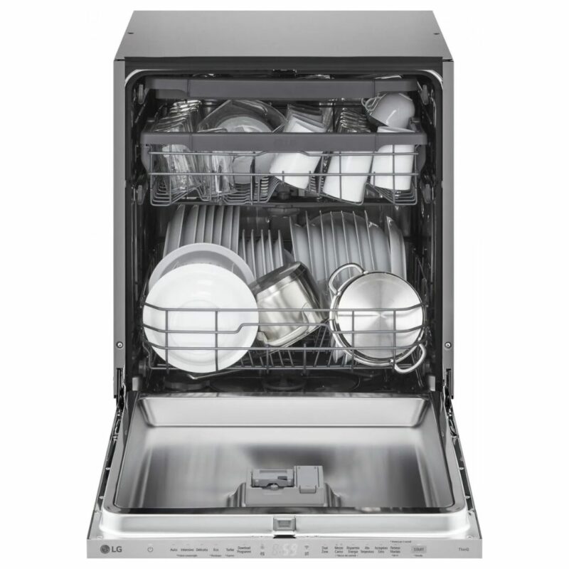 Lg Lavastoviglie da Incasso 14 Coperti Incassata a Scomparsa Totale 60 cm Wi-Fi Serie 2 - DB243TX QuadWash - immagine 2
