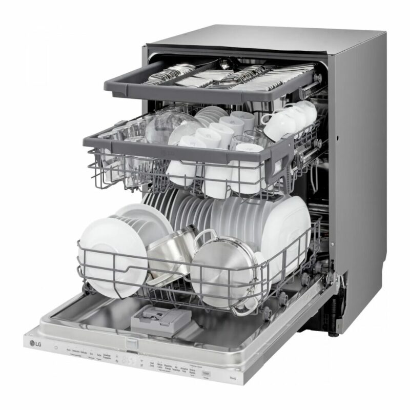 Lg Lavastoviglie da Incasso 14 Coperti Incassata a Scomparsa Totale 60 cm Wi-Fi Serie 2 - DB243TX QuadWash - immagine 3