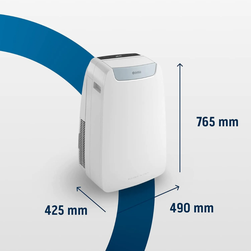 Olimpia Splendid Condizionatore Portatile 13000 Btu/h (Gas R290) Climatizzatore silenzioso Classe A+ Funzione Deumidificatore Telecomando Timer e WiFi - 02027 DOLCECLIMA Air Pro 13 A+ WiFi - immagine 4