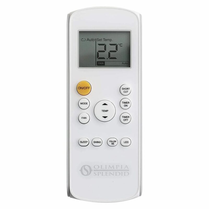Olimpia Splendid Condizionatore Portatile 13000 Btu/h (Gas R290) Climatizzatore silenzioso Classe A+ Funzione Deumidificatore Telecomando Timer e WiFi - 02027 DOLCECLIMA Air Pro 13 A+ WiFi - immagine 9