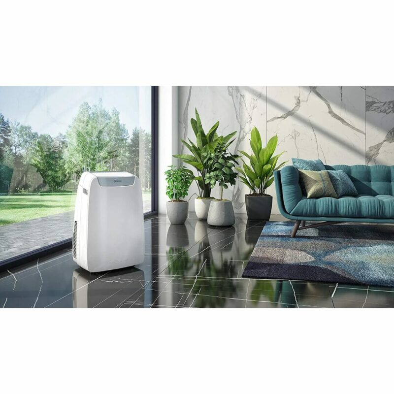 Olimpia Splendid Condizionatore Portatile 13000 Btu/h (Gas R290) Climatizzatore silenzioso Classe A+ Funzione Deumidificatore Telecomando Timer e WiFi - 02027 DOLCECLIMA Air Pro 13 A+ WiFi - immagine 11